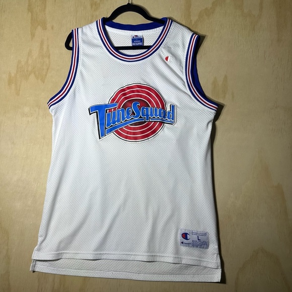 Champion Space Jam Tune Squad Michael Jordan Jersey #23 White Size Large - Picture 1 of 8